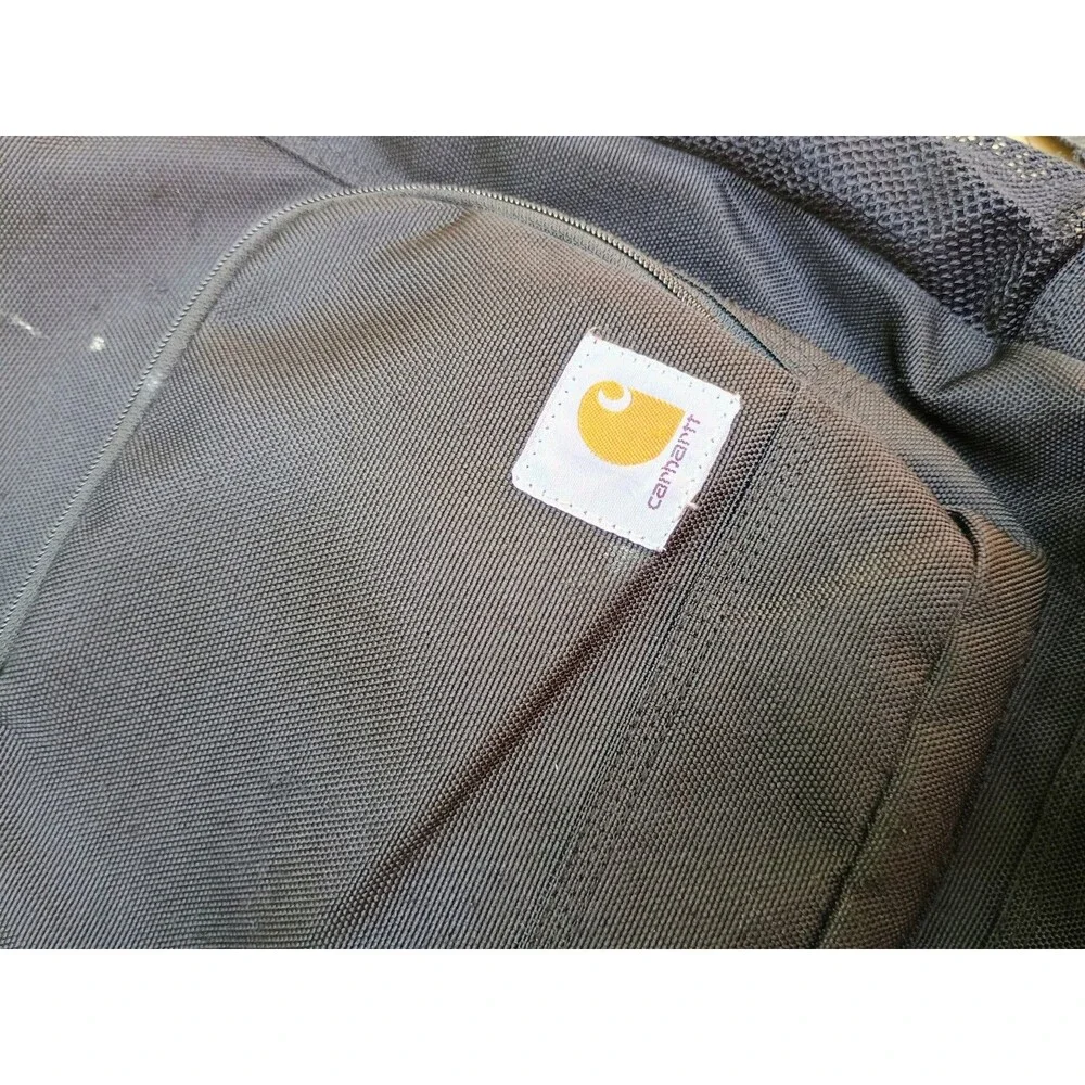 Carhartt Black Backpack School Bag Work Travel Laptop Sleeve